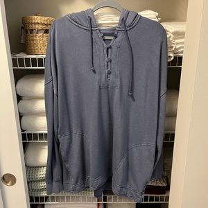 Aerie Pullover Button Sweatshirt